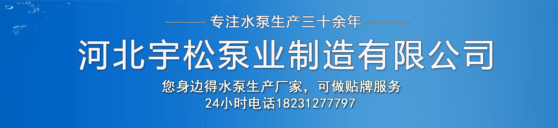 河北宇松泵业制造有限公司