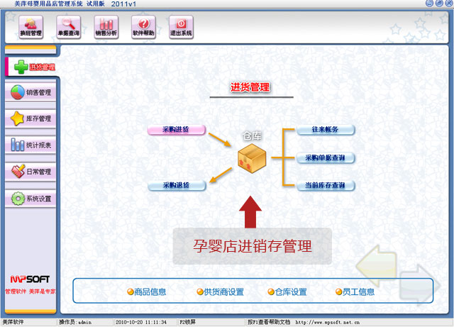 贵阳美萍母婴用品店 贵阳美萍母婴用品店进销存管理软件图片