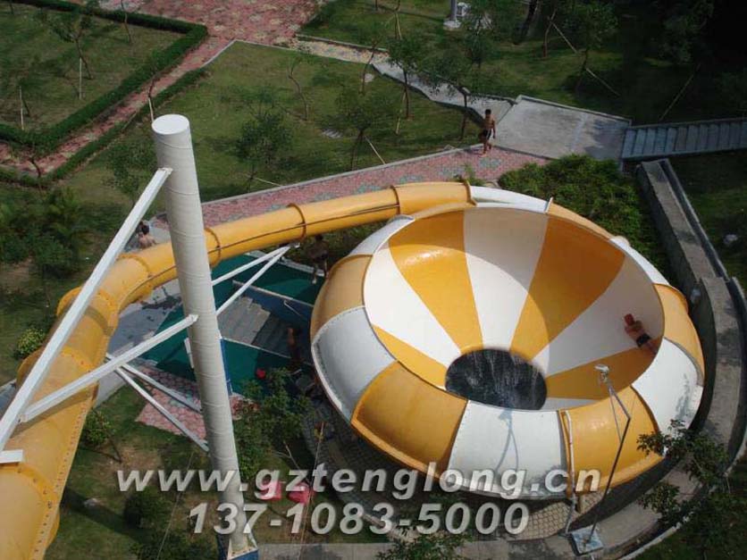 太空盆滑梯玻璃鋼水滑梯圖片/太空盆滑梯玻璃鋼水滑梯樣板圖 (4)