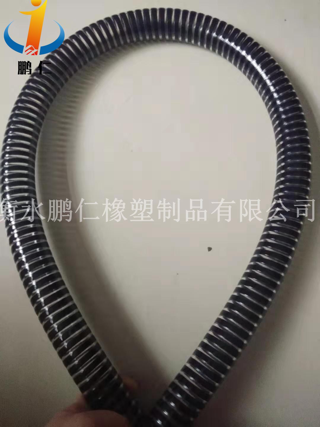 内径25.4mm *32mm 高质量pvc透明黑筋塑筋沙砾软管厂家直销PVC 黑筋塑筋软管