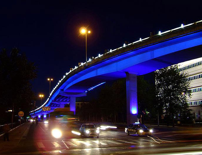 供应济南建筑大楼亮化设计夜景照明图片