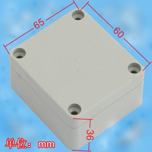 65*60*36mm塑料仪表盒  电子防水盒 过线盒 分线盒图片