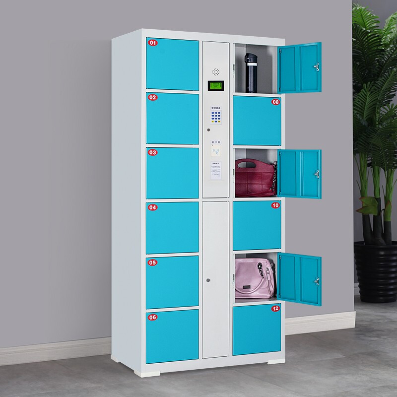 貴州安順?biāo)⒛槾姘?智能存包柜圖片