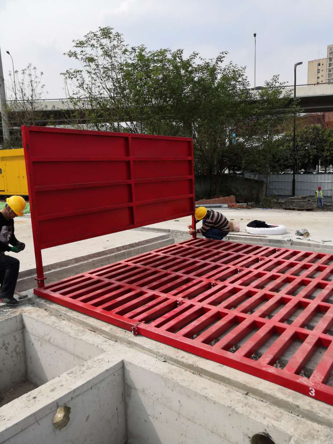 建筑洗轮机设备 工程洗车机厂家销售 工地洗轮机免基础洗车机工地大门洗图片