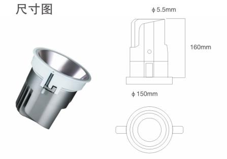 欧司朗酒店防眩深藏筒灯射灯LED平板灯面板灯格栅灯图片