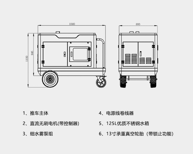 成都市推车式喷雾消毒设备厂家推车式喷雾消毒设备