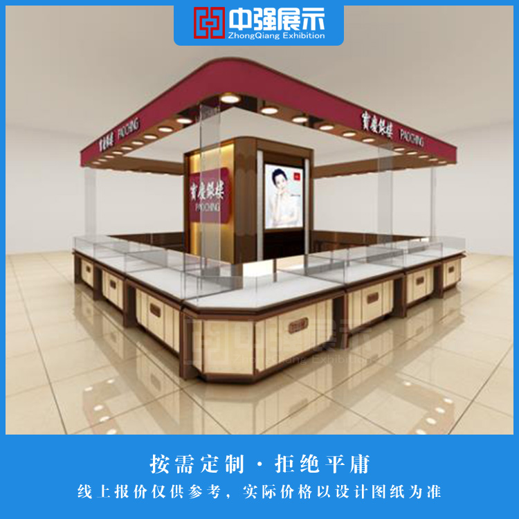 珠寶展柜圖片/珠寶展柜樣板圖 (2)