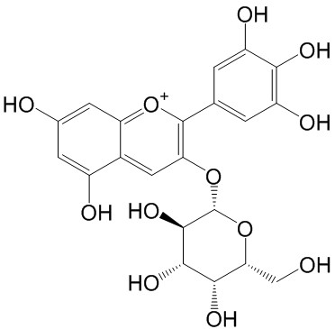 飞燕草素-3-O-半乳糖苷图片