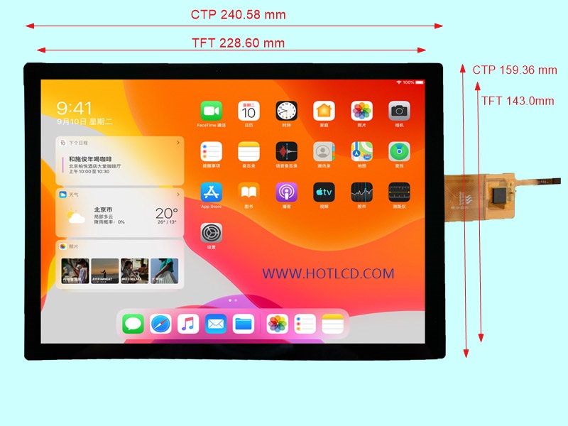 10.1寸TFT竖屏图片