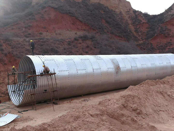 衡水市钢波纹管涵厂家镀锌波纹涵管 钢制波纹涵管 涵洞波纹管型号齐全 钢波纹管涵