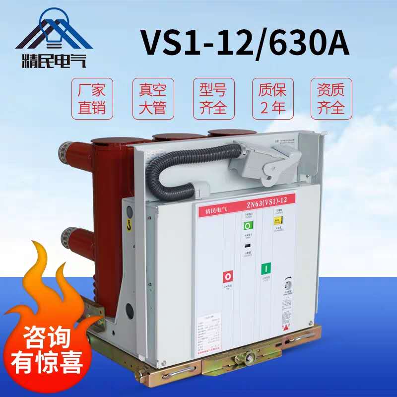 VS1-12/630高压户内真空断路器开关固定式 vs1真空断路器图片