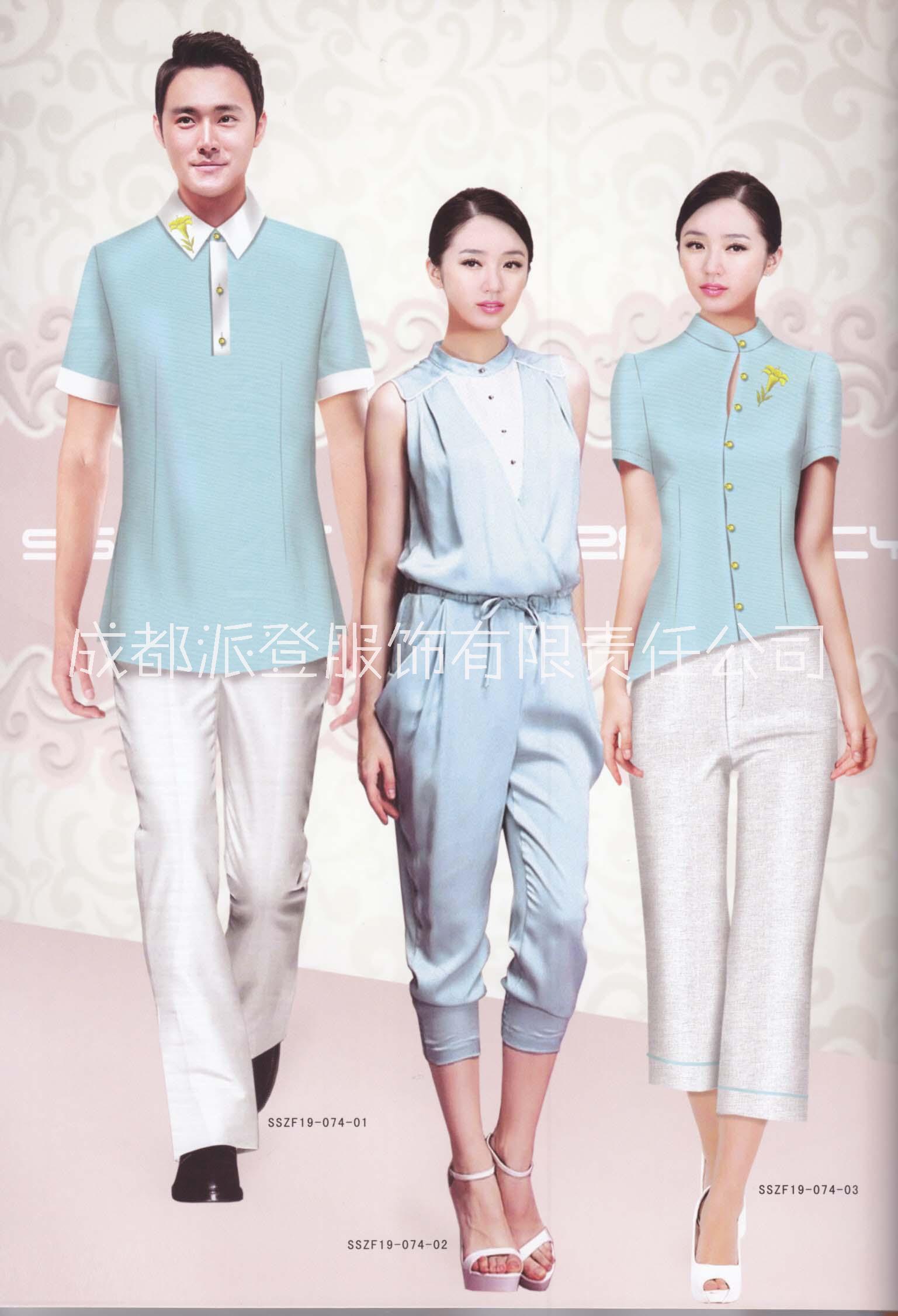 會(huì)理縣酒店前臺(tái)工作服顏色定做派登圖片