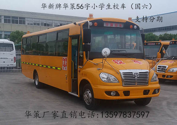 國六華策56座小學生校車圖片