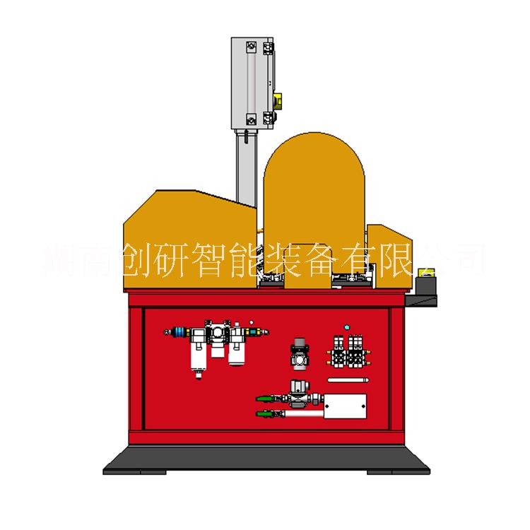 长沙市抽油烟机风道圈定位多点焊接专机厂家创研智能DCYY-40抽油烟机风道圈定位多点焊接专机 金属点焊设备
