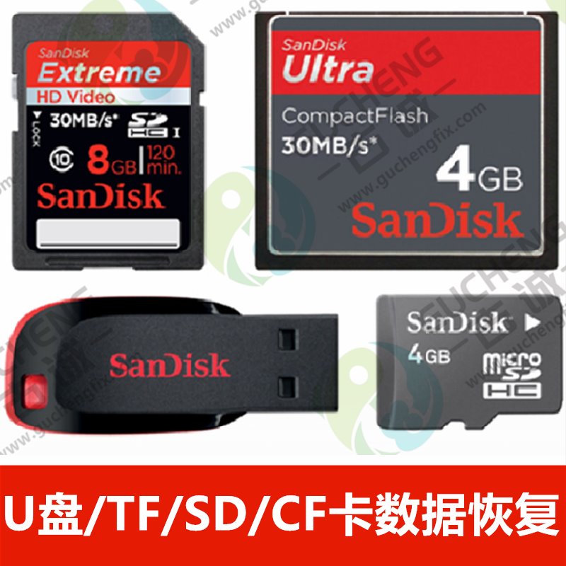 相机卡内存卡TF卡SD卡U盘误删格式化提示报错修复 U盘相机卡数据恢复图片