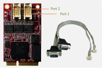 EMP2-X2S1 转接卡 innodisk代理商 msata转串口卡图片