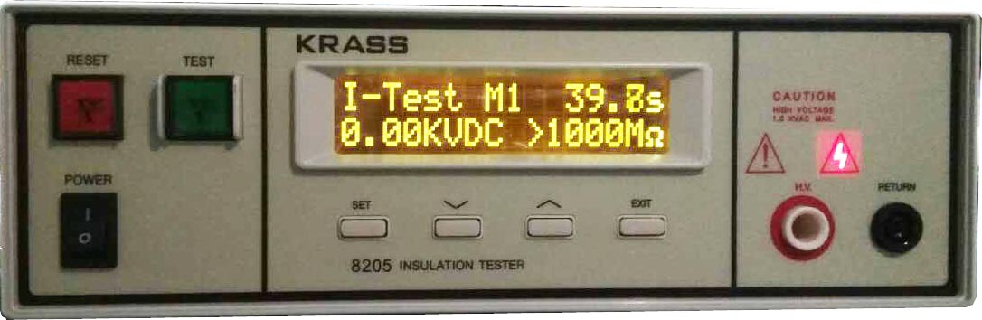 KRASS8205绝缘电阻测试仪  特价供应KRASS8205绝缘电阻测试仪 KRASS8205单绝缘测试仪图片