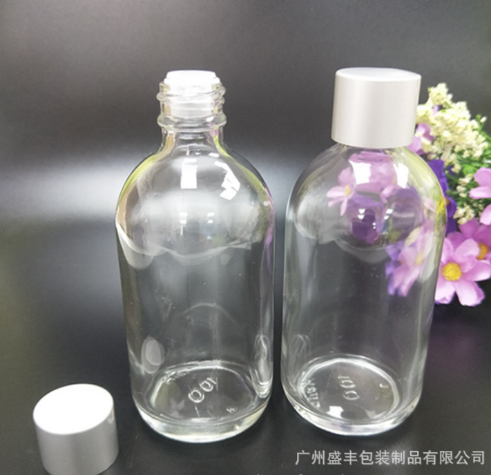 100ml24k黄金液玻璃瓶 血水瓶精油瓶 化妆品分装瓶 肌底液包装瓶现货图片