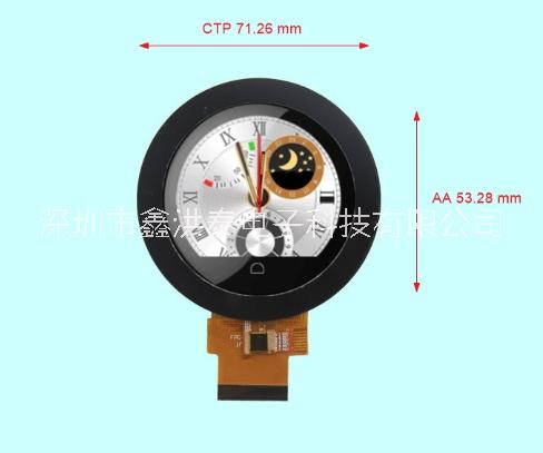 LCD工厂深圳鑫洪泰 RGB接口2.1寸圆形TFT工业级TFT