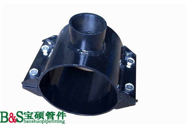 PE管馬鞍三通 絲口馬鞍三通管卡圖片