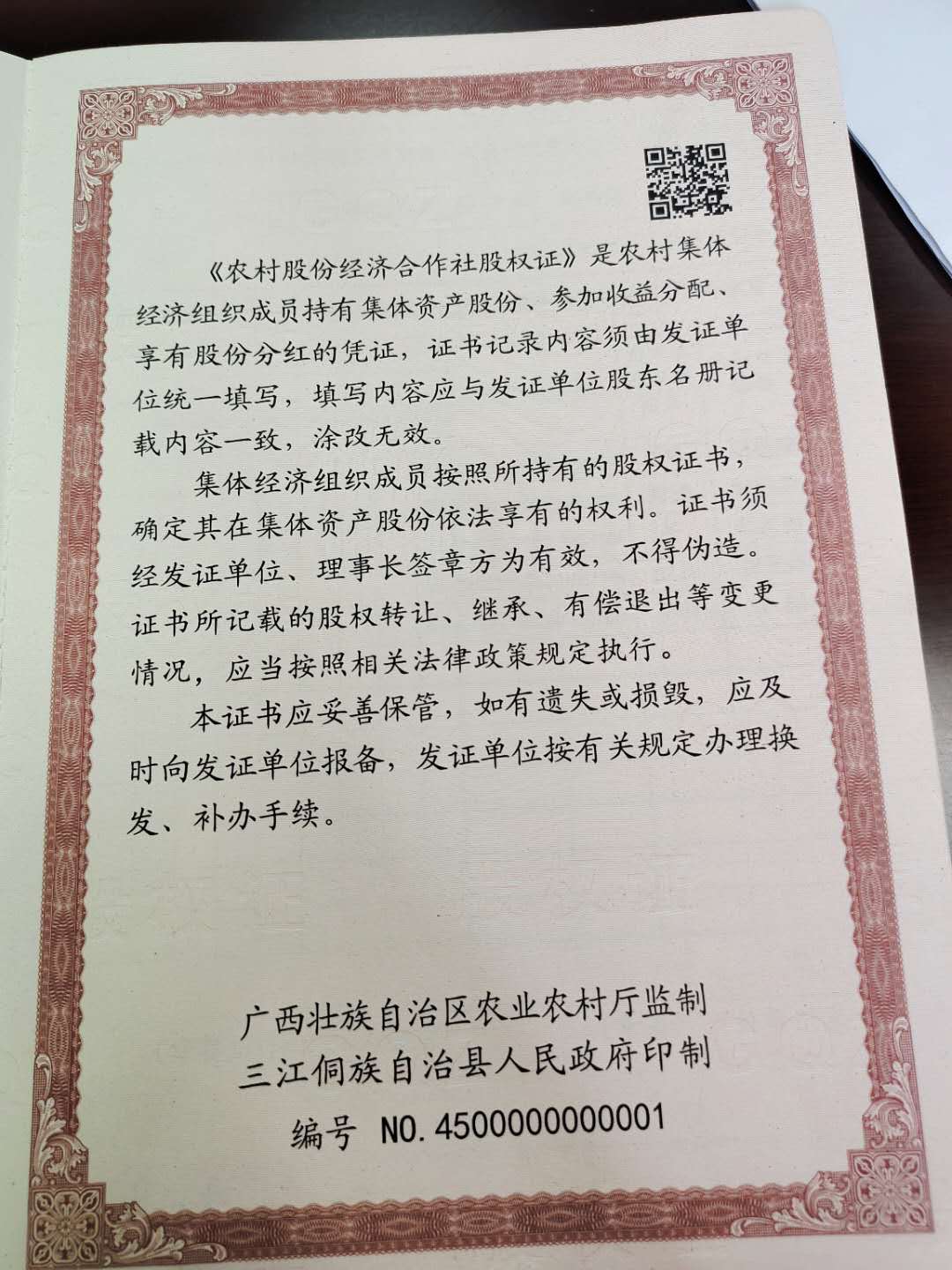 防偽股權(quán)證圖片/防偽股權(quán)證樣板圖 (3)