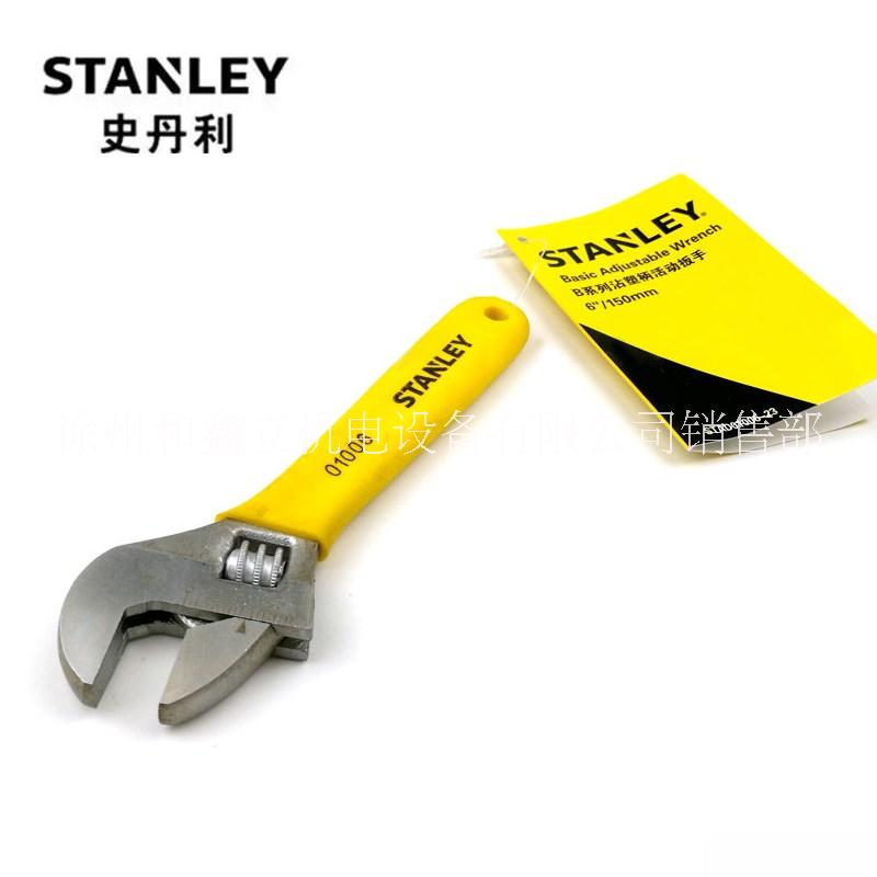 活络扳手 STANLEY史丹利B系列沾塑柄活动扳手4/100mm STAD01004-23