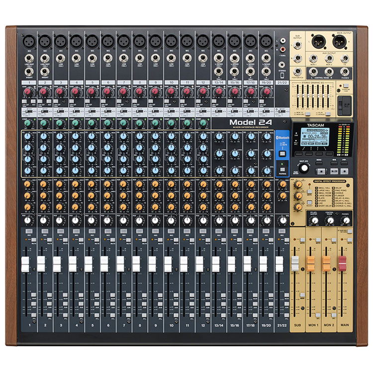 达斯冠 Model 24 Tascam 多功能调音台 多轨录音机24轨模拟录音调音台USB音频接口支持