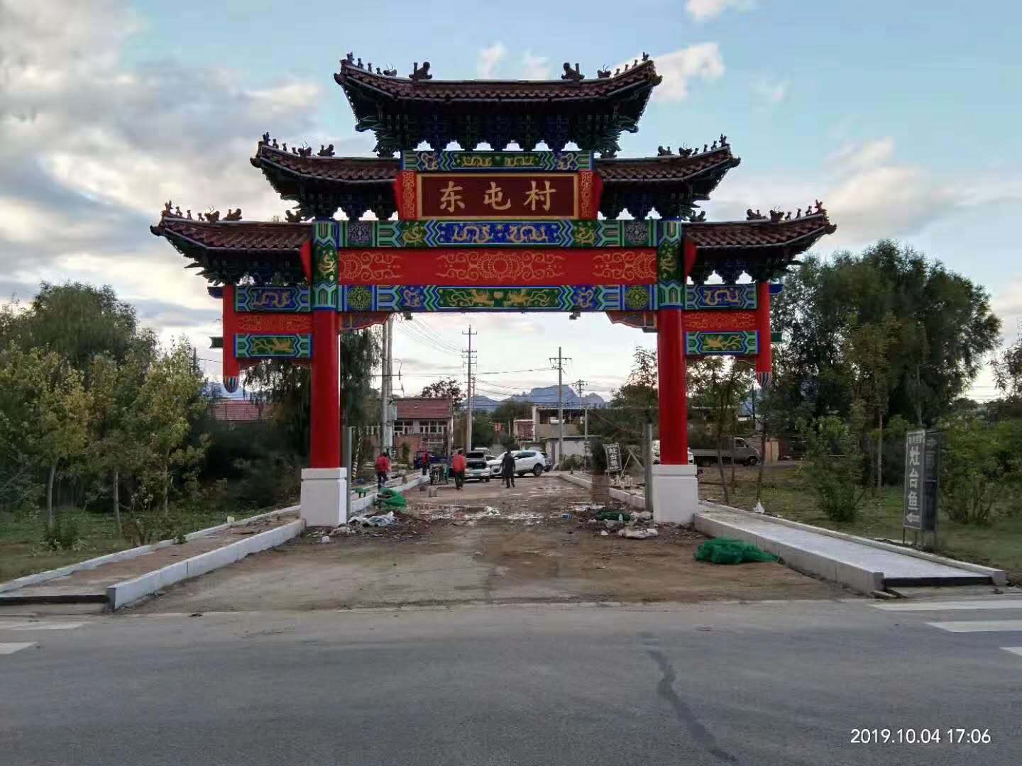 仿古牌坊古建筑牌坊大概价格古建门楼仿古建筑古建牌楼施工