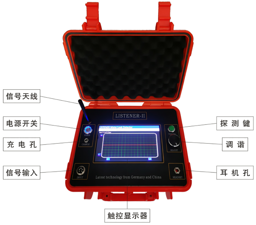 漏水检测器 II型漏水测漏仪 自来水管漏点检测 消防管道漏水检仪