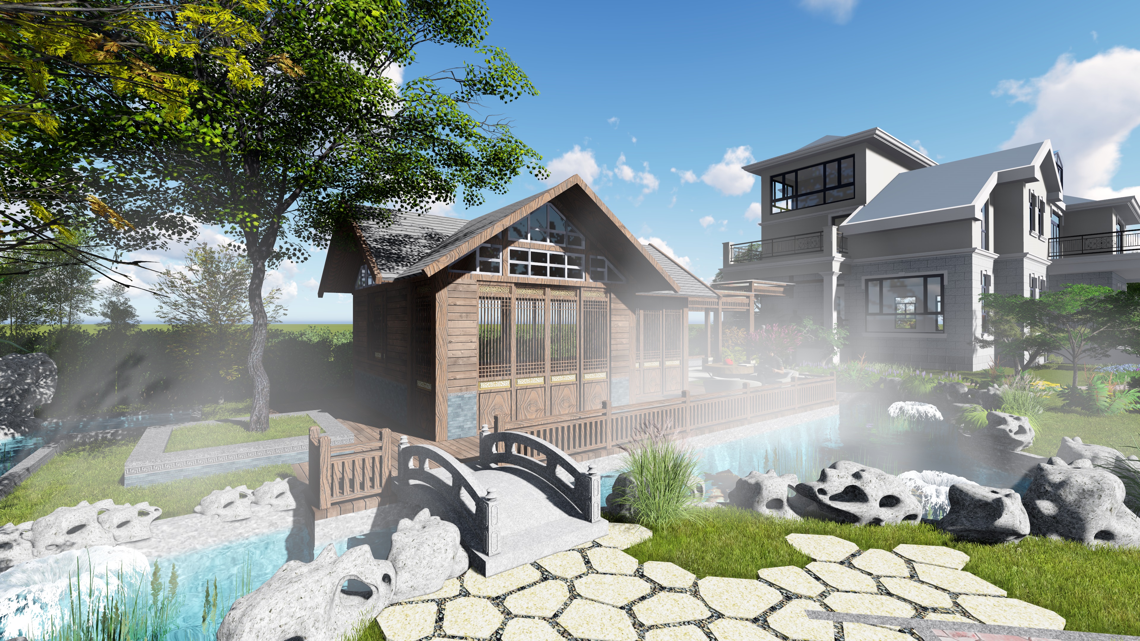 別墅庭院設(shè)計(jì)公司圖片