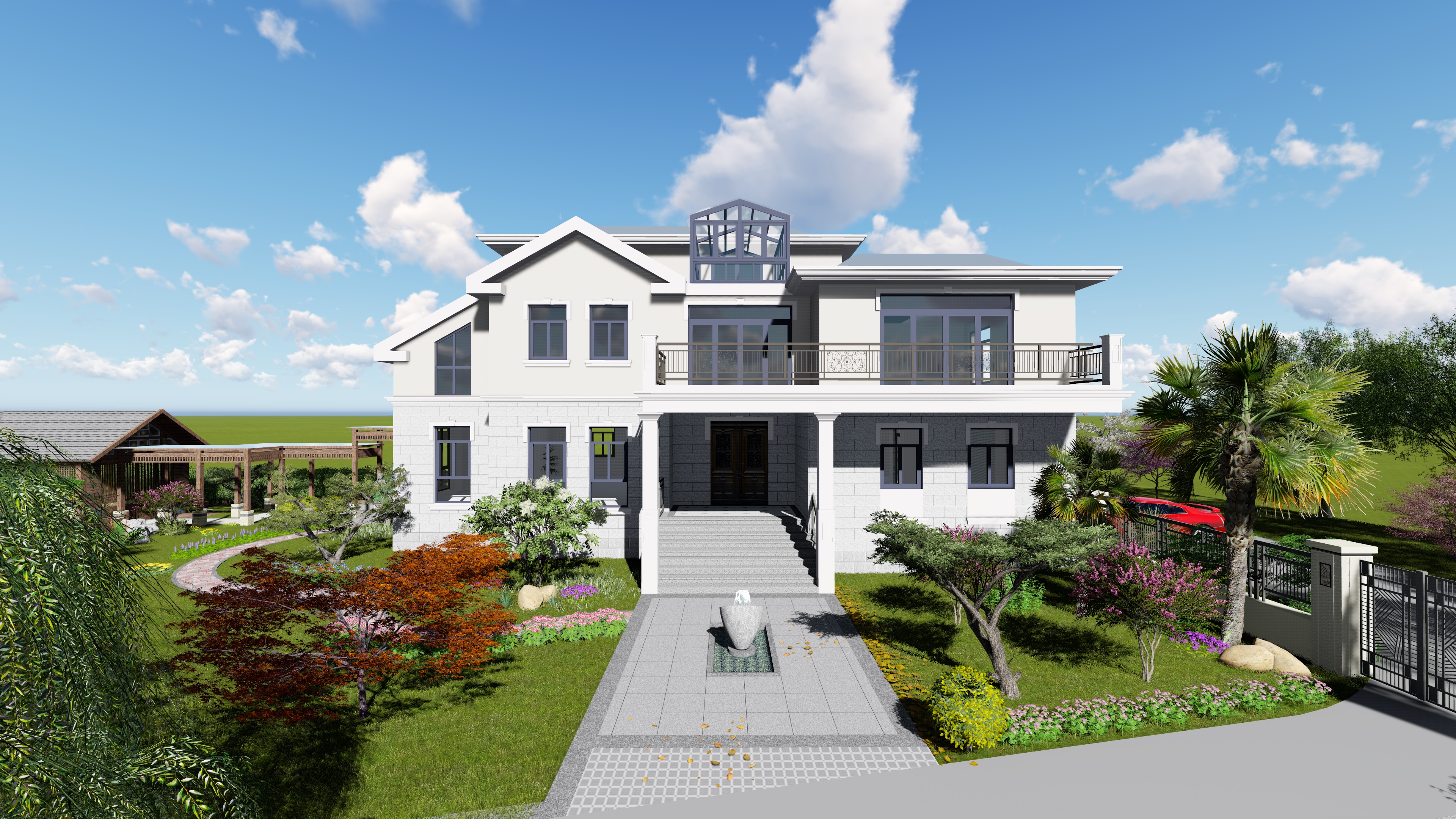 別墅庭院設(shè)計(jì)公司哪家好圖片