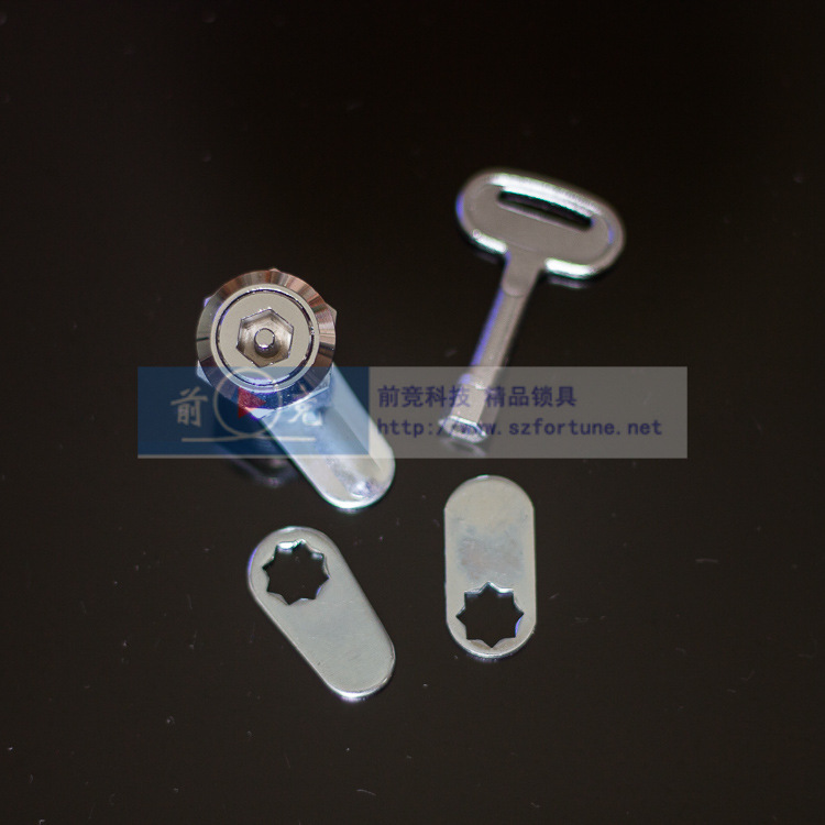 鋅合金六角芯轉(zhuǎn)舌鎖 六角鎖芯圖片