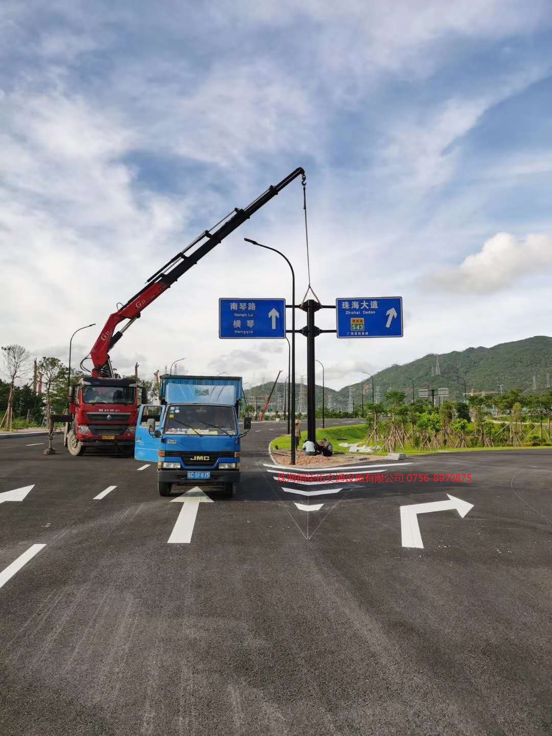 珠海交通标志牌珠海交通标志牌道路指示牌道路禁止标志牌