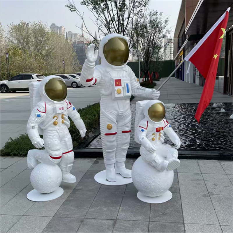 宇航員雕塑玻璃鋼宇航員航空玻璃鋼圖片