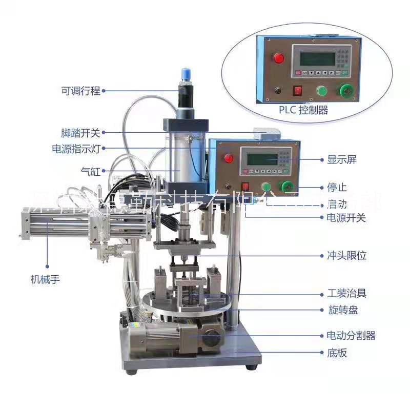 自动冲床转盘铆压机伺服分度盘图片