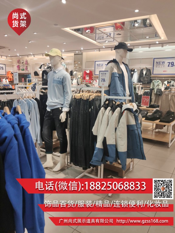 河北新款飾品百貨店貨架伶俐時尚展圖片
