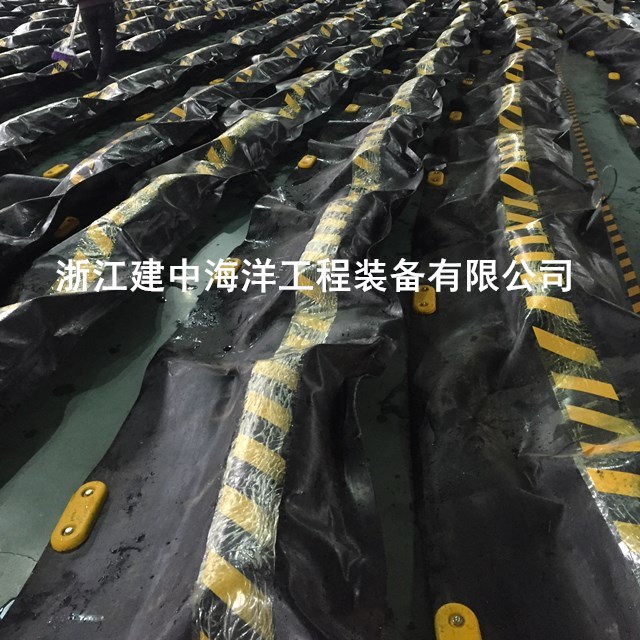 嘉兴市固体浮子式橡胶围油栏厂家固体浮子式橡胶围油栏环境治理水面上长期布放