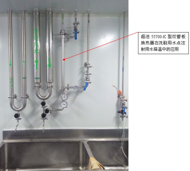 超洁163系列无菌级双管板换热器图片