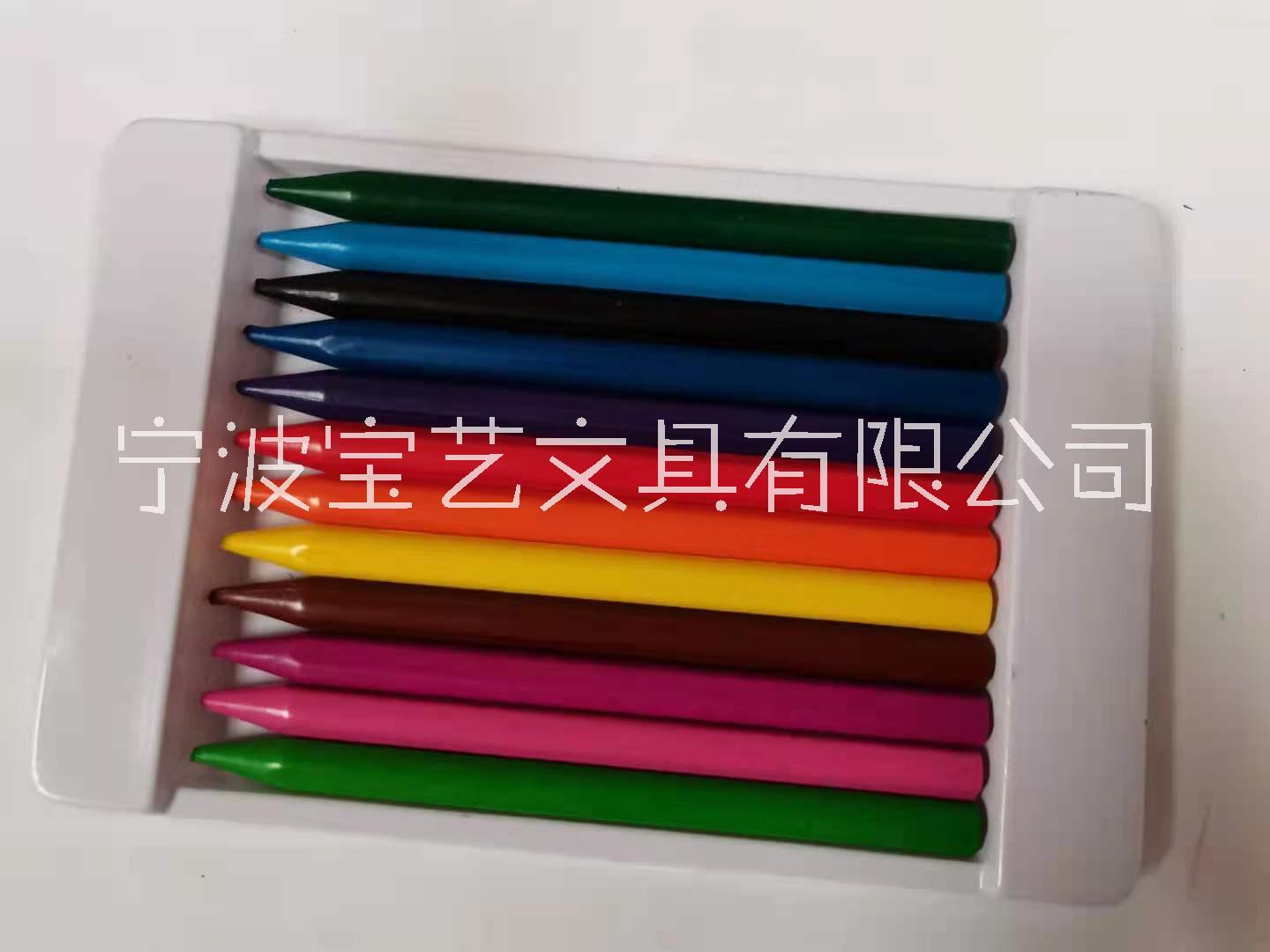 三角蜡笔 不脏手不易断塑料蜡笔 儿童礼物绘画涂鸦彩色蜡笔可定制图片