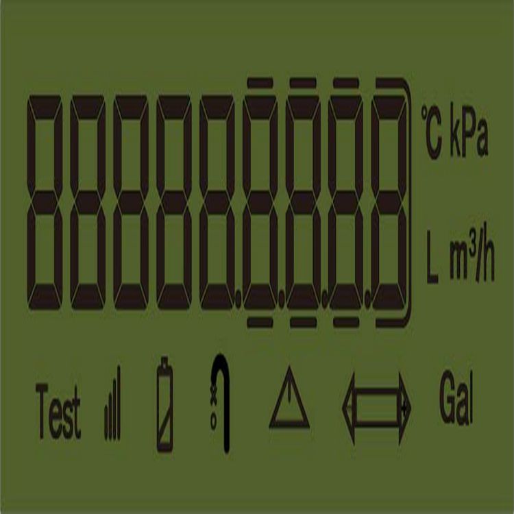 超声波水表LCD黑白液晶显示屏图片