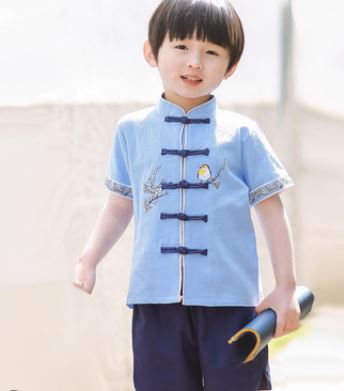 幼儿园国学风园服夏季装小学生校服幼儿园国学风园服夏季装小学生校服演出服中国风复古风款式多