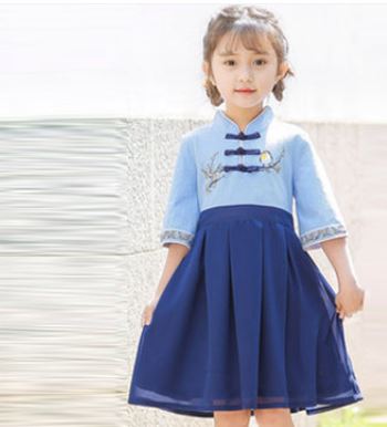 兰州市幼儿园国学风园服夏季装小学生校服厂家幼儿园国学风园服夏季装小学生校服演出服中国风复古风款式多