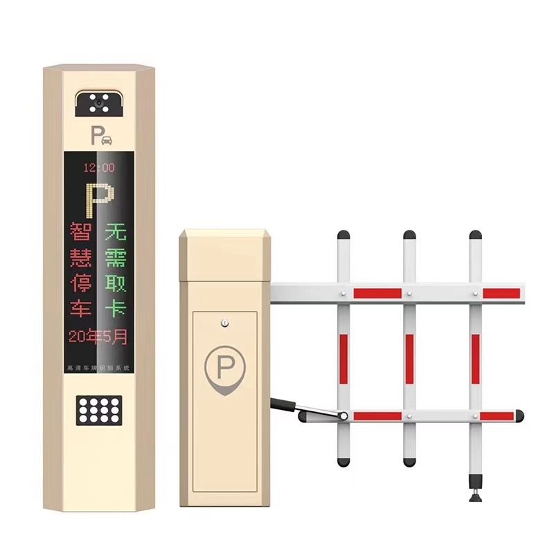 开州车牌识别停车场道闸一体机智能门禁收费系统小区门口栏杆自动识别图片