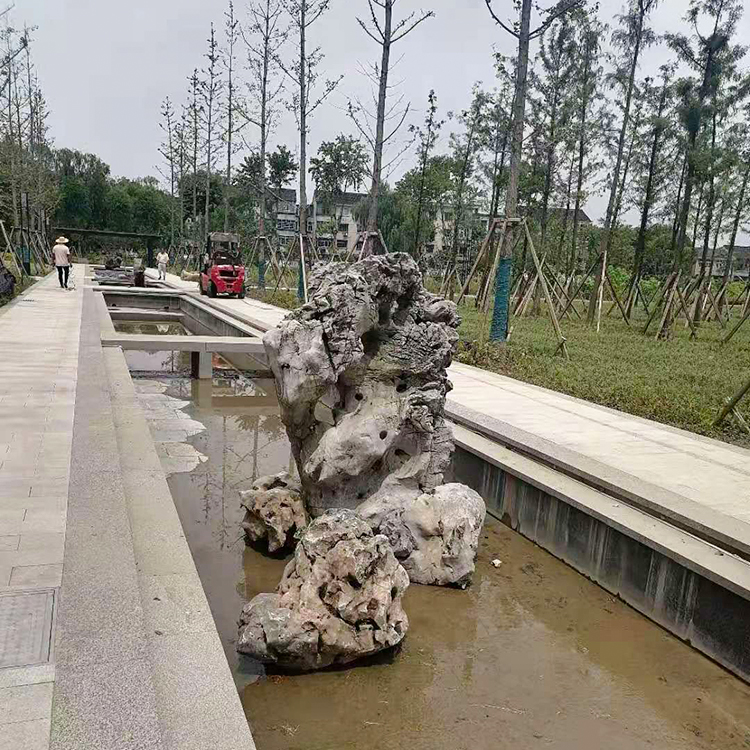 天然太湖石产地直销 太湖石 草坪石 庭院点缀 景观石 假山石图片