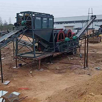 工業(yè)移動(dòng)洗砂機(jī)圖片