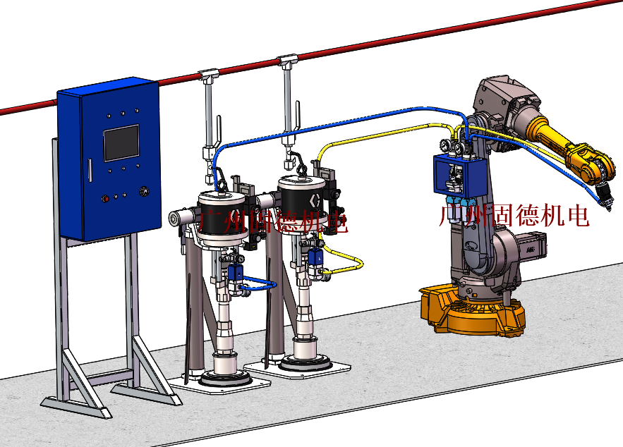 广州市双泵切换自动供胶系统厂家