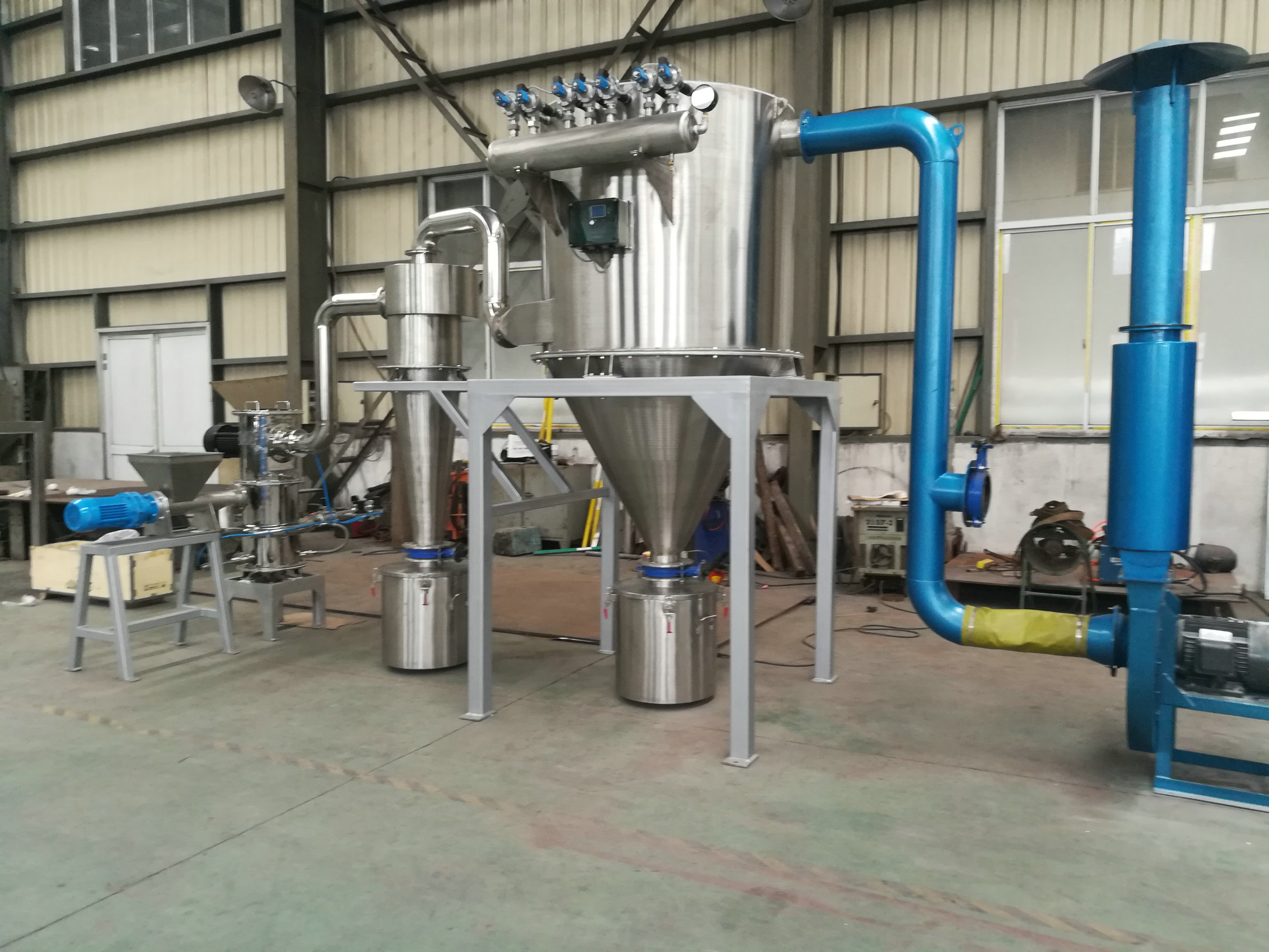 超音速氣流粉碎機組廠家  超音速氣流粉碎機組多少錢