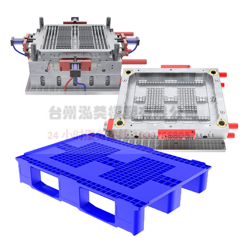 可定制塑料托盘模具川字托盘模具单面托盘模具塑料防潮板模具注塑加工设计图片