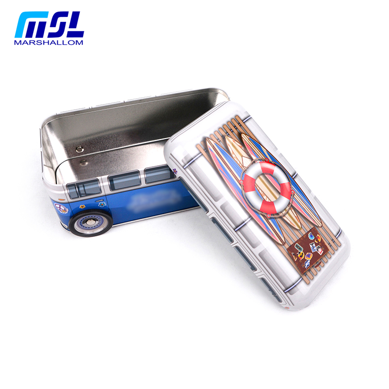車形鐵盒 兒童玩具鐵盒圖片