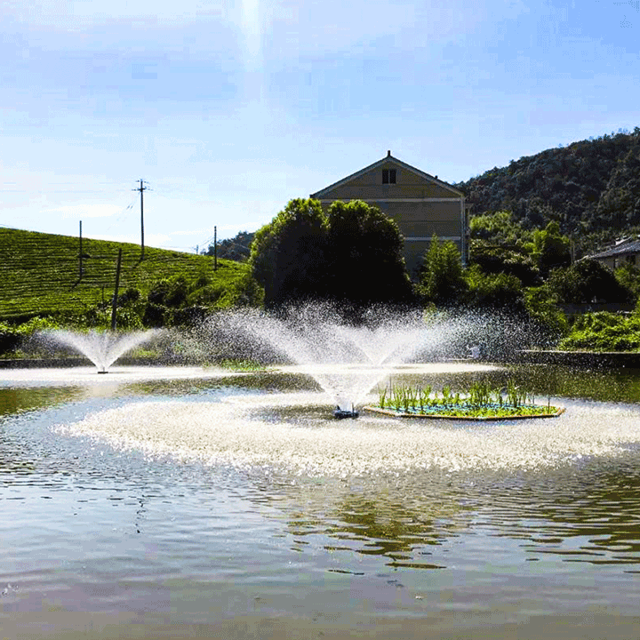 深圳市如克环保   喷泉曝气机厂家如克环保   喷泉曝气机   提水式喷泉曝气机